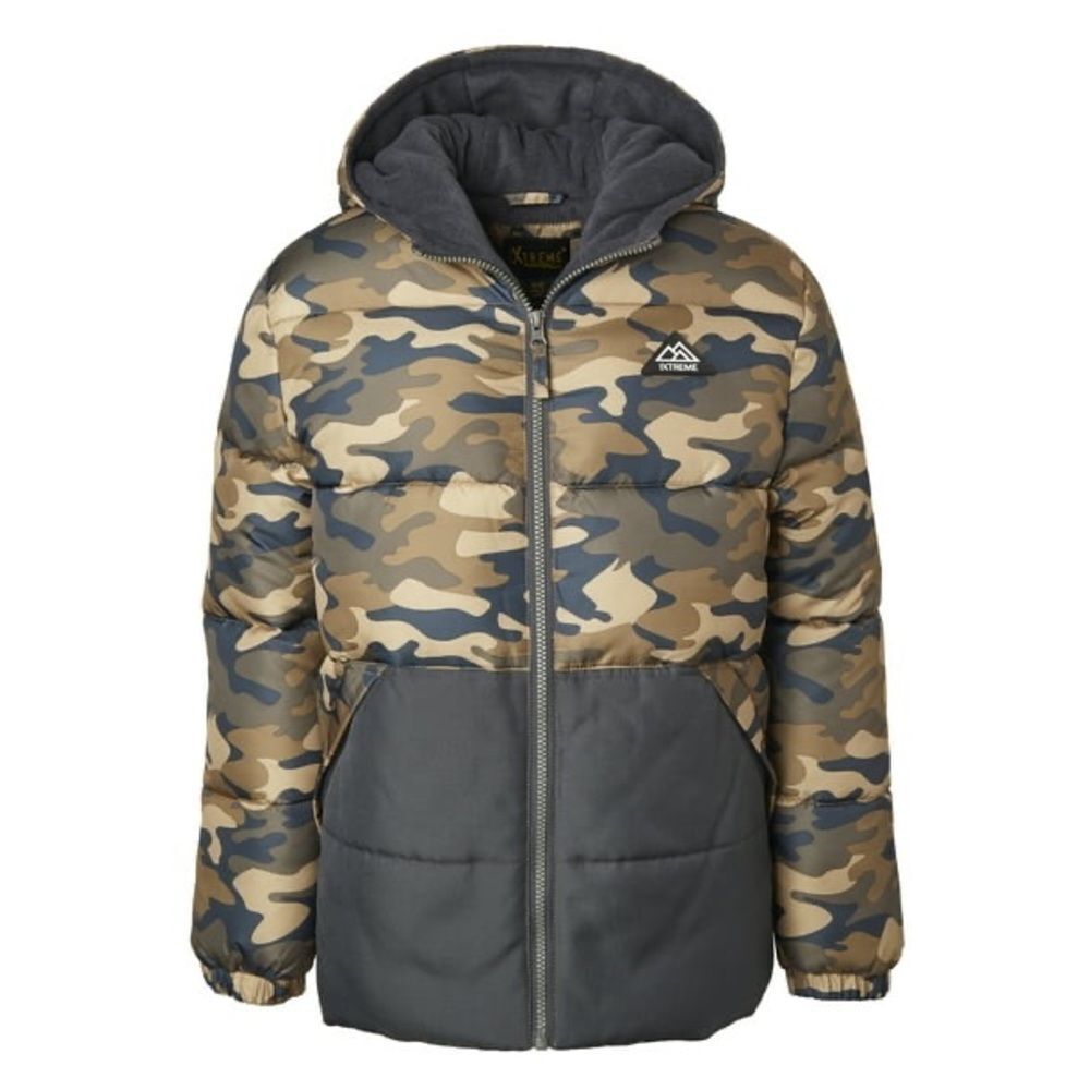Ixtreme Boys Hooded Color block Puffer Winter Jacket Size 18US 🥰